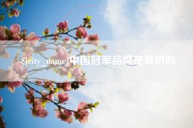 余姚中国冠军品牌是真的吗