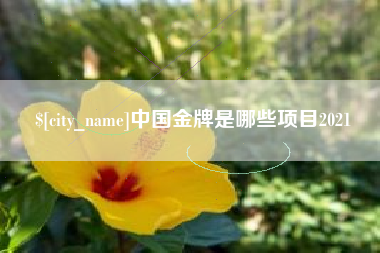 余姚中国金牌是哪些项目2021
