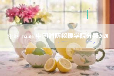 余姚中国消防救援学院分数2020