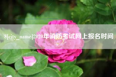 余姚2020年消防考试网上报名时间