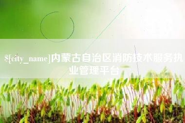 余姚内蒙古自治区消防技术服务执业管理平台