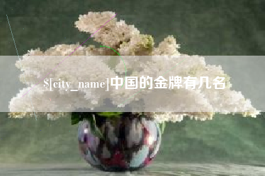 余姚中国的金牌有几名