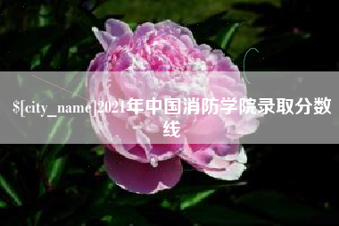 余姚2021年中国消防学院录取分数线