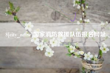 余姚国家消防救援队伍报名网址