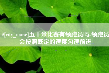 余姚五千米比赛有领跑员吗-领跑员会按照既定的速度匀速前进