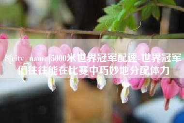 余姚5000米世界冠军配速-世界冠军们往往能在比赛中巧妙地分配体力