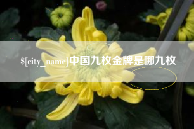 余姚中国九枚金牌是哪九枚