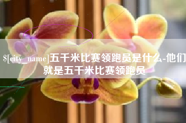 余姚五千米比赛领跑员是什么-他们就是五千米比赛领跑员