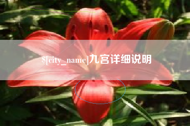 余姚九宫详细说明