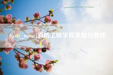 余姚消防工程学校录取分数线